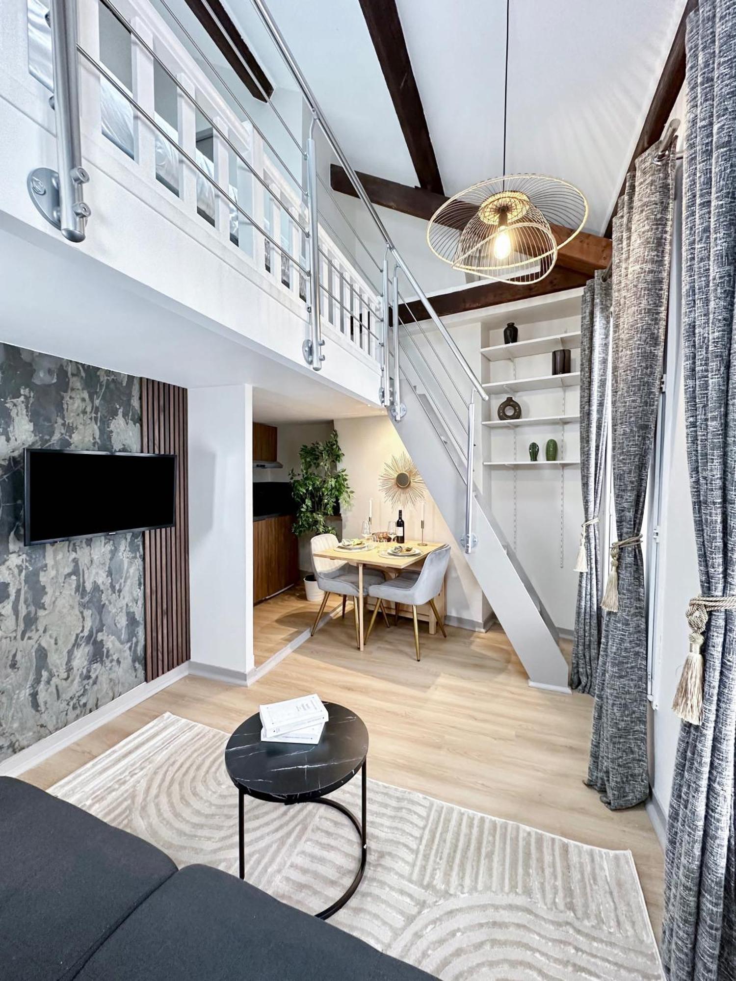 Stylish Duplex In Front Of Buttes-chaumont